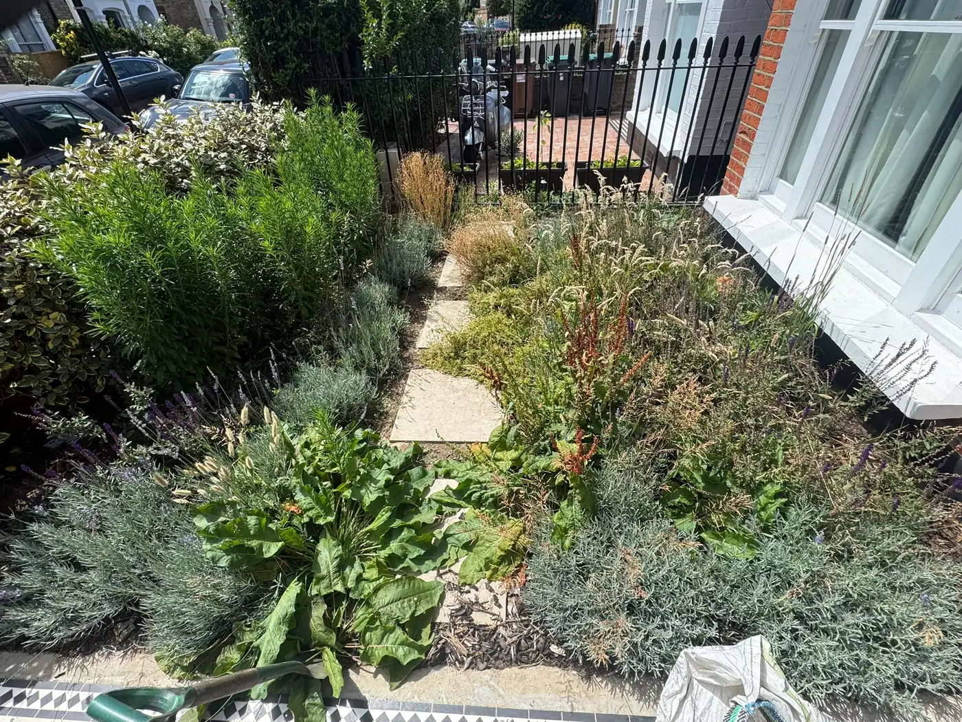 Before: Front garden transformation